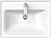 Раковина 65 см Duravit D-Neo 2367650000, белый