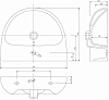 Раковина 55 см Kolo Nova Pro M31155000