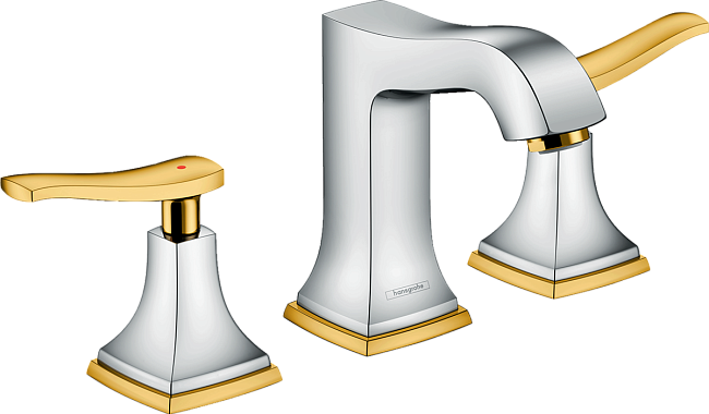 Смеситель для раковины Hansgrohe Metropol Classic 31330090, хром золото