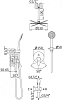 Душевая система Cezares CZR-B-DSIS-NOP, чёрный