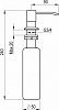 Дозатор для жидкого мыла Granula GR-1403 шварц