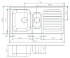 Кухонная мойка Reginox Torino 38413 зеленый