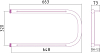 Полотенцесушитель водяной Стилье П-образный 2П 32х65 00012-3265