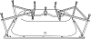 Каркас для ванны Excellent универсальный с установкой