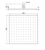 Душ верхний Paini 50PZ759Q30EA черный