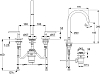 Смеситель для раковины Kludi Nova Fonte Puristic 201430515, хром