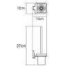 Ёршик WasserKRAFT Lopau К-6000 K-6027 хром;белый