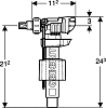 Впускной клапан Geberit 281.004.00.1 Impuls380 3/8" и 1/2"