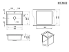 Кухонная мойка Granula ES-5804 5804, Шварц черный