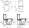 Чаша для унитаза-компакта Ideal Standard Connect E781801 с функцией биде