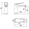 Смеситель для раковины Lemark Bronx LM3706BL черный