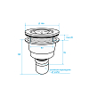 Сифон для душевых поддонов RGW 44242000-01