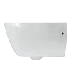 Унитаз подвесной Sanita Luxe Infinity WC.WH/Infinity/SlimDM.Rim/WHT.G/S1, безободковый, крышка микролифт, цвет белый