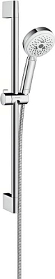 Комплект для ванной Смеситель Hansgrohe Talis E 71740000 + Смеситель Hansgrohe Talis E 71716000 + Душевой гарнитур Hansgrohe Crometta 26650400