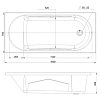 Акриловая ванна Mirsant Каспий MRV0046 белый