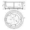 Акриловая ванна Aquatek Аура 180 см AUR180-0000033, белый