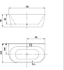 Акриловая ванна Art&Max 170x80 AM-206A-1700-800, белый