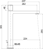 Смеситель для раковины Cezares EFFECT-LSM1-A-01-Q-W0, хром