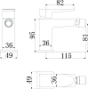 Смеситель для биде Omnires Siena SN7320CR, хром