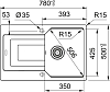 Кухонная мойка 78 см Franke Urban UBG 611-78 35" 114.0595.337 графит