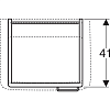 Тумба для комплекта 48 см Geberit Renova Plan 879150000, белый