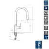 Смеситель для кухни Ramon Soler Rs-Q 937902V1 хром