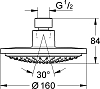 Верхний душ Grohe Euphoria Cosmopolitan 160 28232000