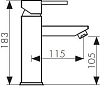 Смеситель для раковины Kaiser Sensor 38311, хром