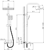 Душевая система Haiba HB24639-7 черный