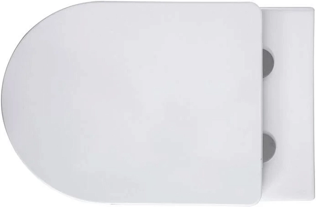 Унитаз приставной Aquanet Rimless Cetus 2.0 F LX-1902, Cetus 2.0 F, безободковый, крышка-сиденье микролифт, белый