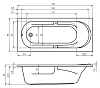 Акриловая ванна Riho Future BC3100500000000_AIR белый