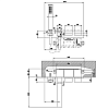 Смеситель для ванны с душем Gessi Rettangolo T 20323#299, черный матовый