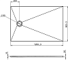 Душевой поддон Jacob Delafon Tolbiac 120x80 E6D331RU-NGM, черный матовый