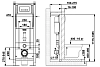 Комплект Berges: инсталляция Berges ATOM Line, с унитазом Albit S 043314 и с быстросъемным сиденьем Optim PSO микролифт, кнопка хром