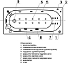 Акриловая ванна Aquatek Оберон 160x70 см OBR160-0000039, белый