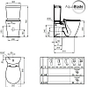 Чаша для унитаза Ideal Standard Connect AquaBlade® E039701 безободковая