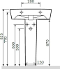 Пьедестал Am.Pm Spirit 2.0 C704910WH