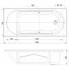 Акриловая ванна Mirsant Каспий MRV0040 белый