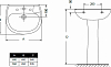 Пьедестал для раковины Gala Nila 17440