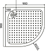 Поддон для душа Edelform Moderato EF-8010 90 см