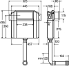 Смывной бачок скрытого монтажа Viega Visign 2H 622220 для унитазов
