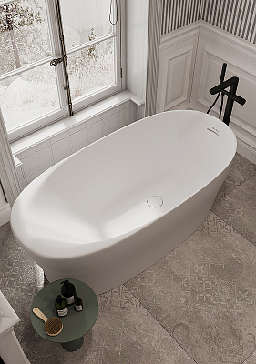 Ванна из искусственного камня Allen Brau Krion Neo 170x80 2.35001.21 белый матовый