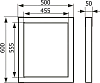 Настенный люк Evecs Ceramo Steel D5060 50х60