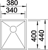 Кухонная мойка Blanco Zerox 340-IF 521582