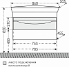 Тумба под раковину СанТа Сатурн 700199 78.5 см белый