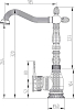 Смеситель Zorg Antic A 422 K-BR для кухонной мойки