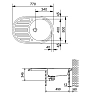 Кухонная мойка Franke Ronda 114.0157.902 серый