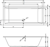 Акриловая ванна Riho Lugo 190х90 B136001005