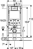 Комплект Geberit Duofix 458.128.21.1 с подвесным унитазом Geberit Acanto 500.600.01.2 с сиденьем микролифт 500.660.01.2