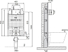 Система инсталляции для унитазов OLI Oli 74 Simflex 601901
